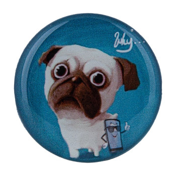 Тримач для телефону PopSocket Circle, Pug 07