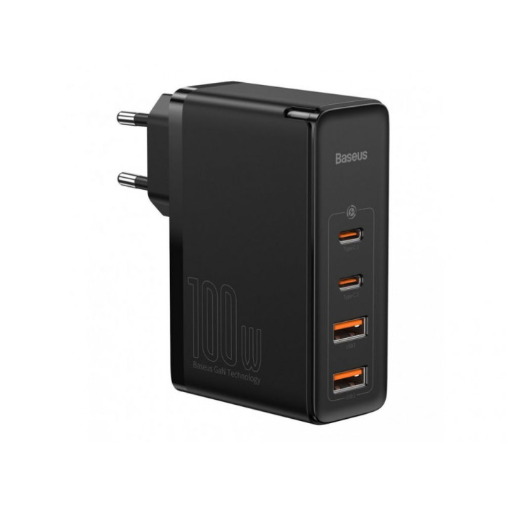 Мережевий зарядний пристрій Baseus GaN2 Pro CCGAN2P-L USB 60W Type-C 100W QC4.0, Black