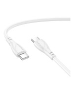 Data - кабель Borofone BX121 Type-C to Type-C 60W, White