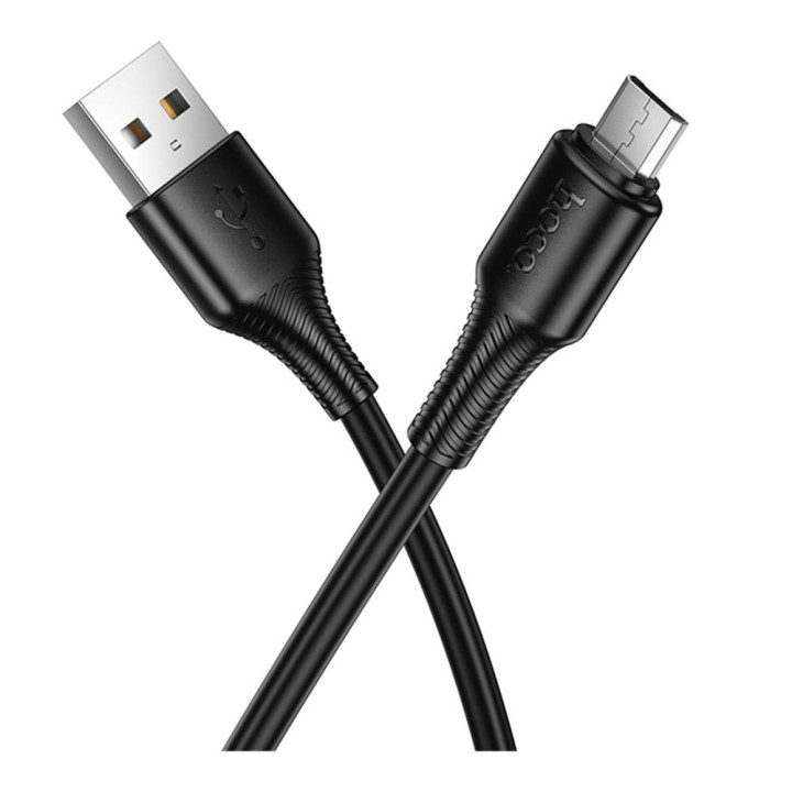 Data - кабель Hoco X120 USB to micro-USB 1m, Black