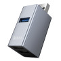 USB - хаб адаптер Hoco HB54 USB to USB3.0 / 2USB2.0, Grey