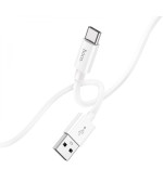 Data-кабель USB Hoco X87 Magic silicone Type C 3A, White