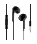 Провідні навушники з мікрофоном XO EP43 (Mini Jack 3.5 mm), Black