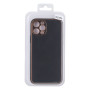 Чехол-накладка Leather Gold with Frame without Logo для Apple iPhone 12 Pro
