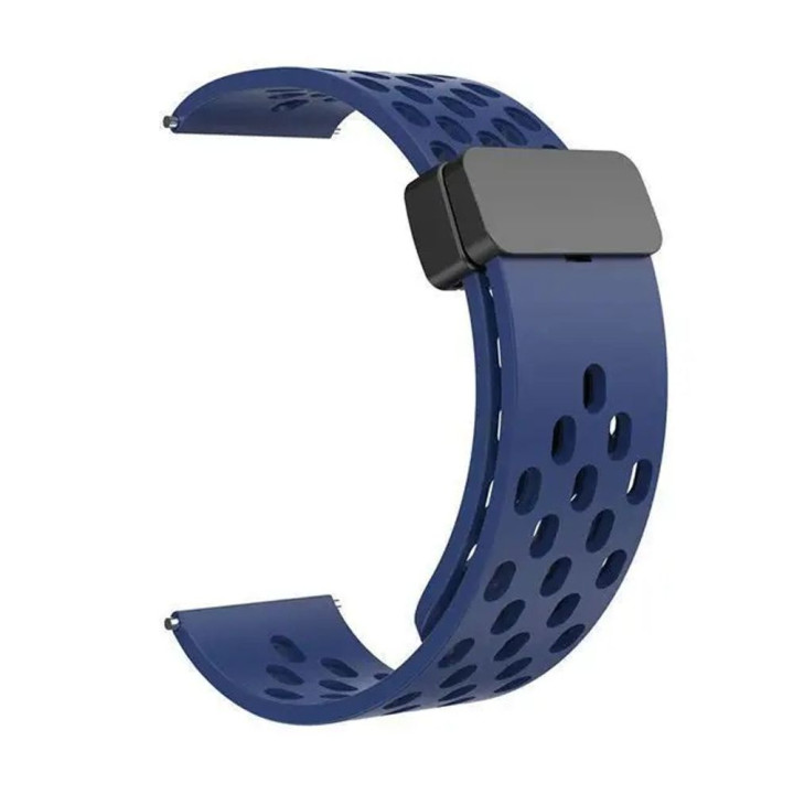 Ремешок Silicone 22mm With Magnetic для Samsung / Amazfit / Huawei, Midnight Blue