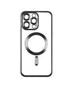 Чохол-накладка TPU Metallic Chrome Full Camera with Magsafe для Iphone 13 Pro Max