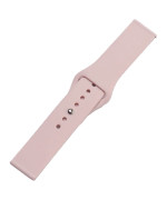 Ремешок Silicone 20mm Original Button Design для Samsung / Amazfit / Huawei, Pink Sand
