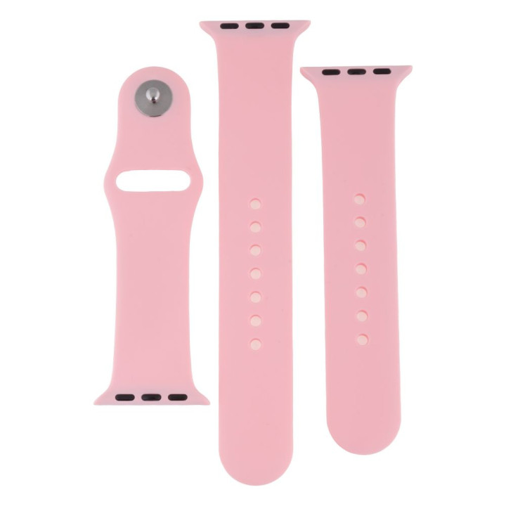 Ремешок Silicone Two-Piece для Apple Watch 38 / 40mm, 06, Light pink