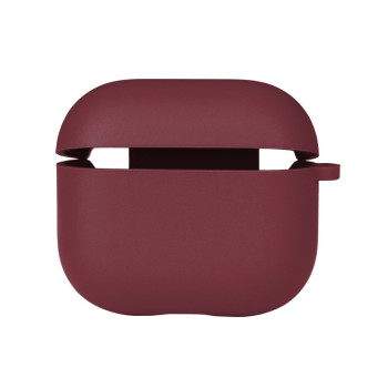 Чохол Silicone Case with microfibra для Airpods 3, Rose red