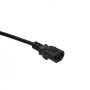 Сетевой шнур (C13-CEE 7/7) 1.5m 3*0.75mm 2 PC-186-VDE, Black