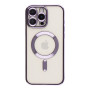 Чехол - накладка TPU Metallic Full Camera with Magsafe для iPhone 16 Pro Max