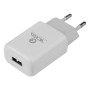 Мережевий Зарядний Пристрій Ridea RW-11011 Element USB 2.1A, White