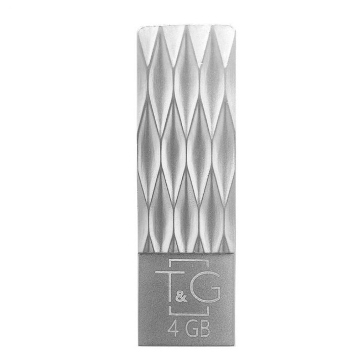 USB флешка Flash Drive T&G Metal 103 4gb, Steel
