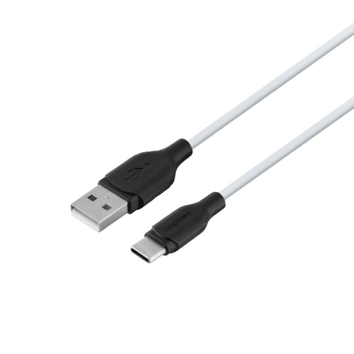 USB Кабель Borofone BX42 Silicone Type-C 3A 1m, White