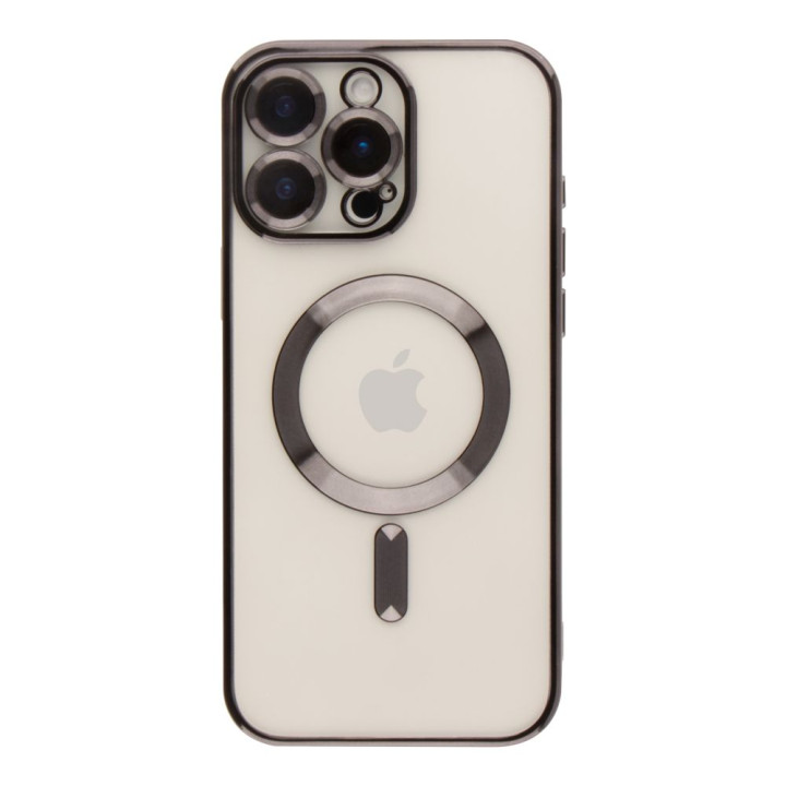 Чехол - накладка TPU Metallic Full Camera with Magsafe для iPhone 16 Pro Max