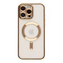 Чехол - накладка TPU Metallic Full Camera with Magsafe для iPhone 16 Pro Max