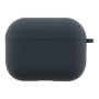 Чехол - футляр Silicone Case with microfibra для Airpods Pro 3, Dark blue