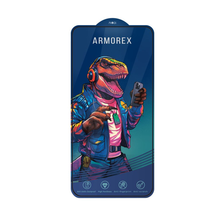 Захисне скло ARMOREX 5D High-Alum AntiDust для Samsung Galaxy S23 Plus 5G, Black