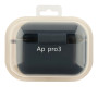 Чехол - футляр Silicone Case with microfibra для Airpods Pro 3, Dark blue