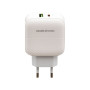 Мережевий зарядний пристрій Borofone BA46A USB QC3.0 Type-C PD 18W cable Type-C to Lightning, White