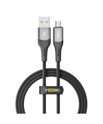 Data - кабель YOKI SOLID YK-SO15 USB to micro-USB 1.2m, Black