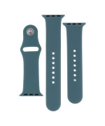 Ремінець Silicone Two-Piece для Apple Watch 38 / 40mm, 55, Pine green