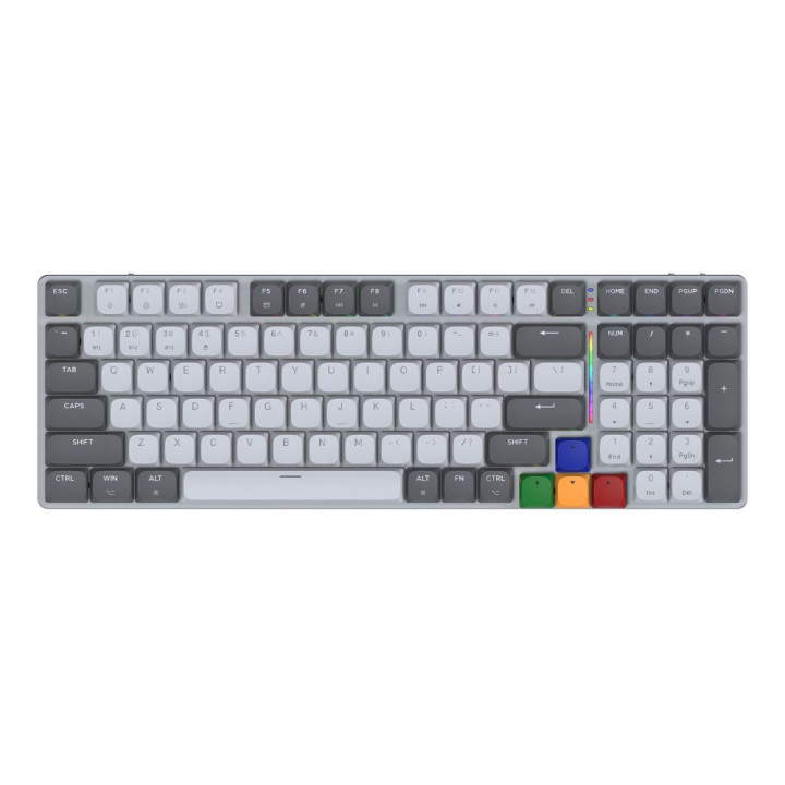 Ігрова бездротова клавіатура Fantech MAXFIT AIR99 MK916, Gray