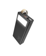 Внешный аккумулятор Power Bank Ridea RP-D20L Phoenix20 10W с фонариком 20000mAh, Black