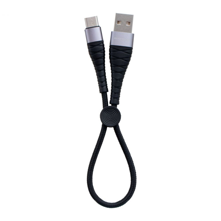 USB кабель Borofone BX32 Munificent Type-C 0.25m 3А, Black