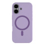 Чехол Glow Silicone Case with Magsafe для iPhone 17 light purple