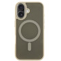 Чехол накладка TPU+PC Color Chrome with Magsafe для iPhone 16 Plus grey