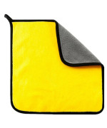 Микрофибра 30*30см для автомобиля, Yellow-Grey