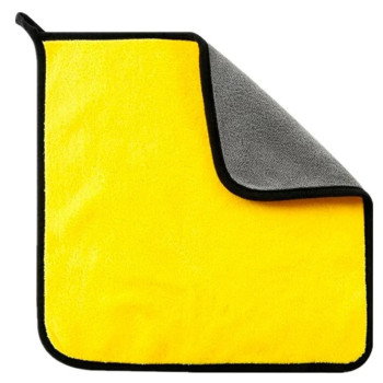 Мікрофібра 30*30см для автомобіля, Yellow-Grey
