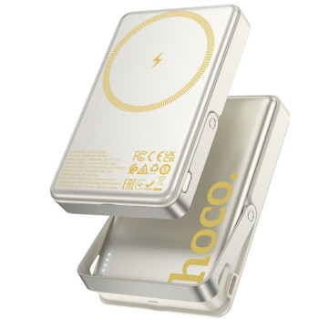 Зовнішній акумулятор Power Bank Hoco Q36A Sunlight PD20W magnetic suction / 10000mAh, Titanium