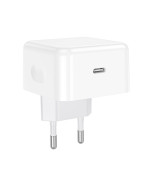 Мережевий зарядний пристрій Hoco C161A Type-C PD3.2 60W, White