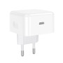 Мережевий зарядний пристрій Hoco C161A Type-C PD3.2 60W, White