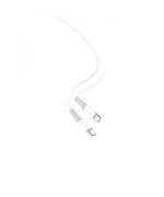 USB кабель XO NB-Q226B 60W Silicone two-color Type-C to Type-C, White