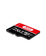 Карта Памяти XO MicroSDXC 256gb 10 Class & Adapter, Black-red