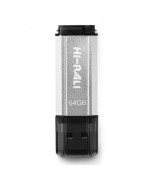 USB флешка Flash Drive Hi-Rali Stark 64gb, Steel