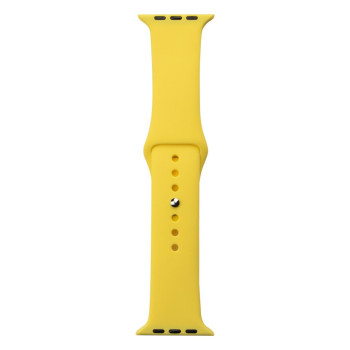 Ремінець Silicone One-Piece Size-S для Apple Watch  42/44mm, 04, Yellow