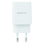 Мережевий зарядний пристрій Borofone BN5 USB 18W QC3.0 3A без кабелю, White