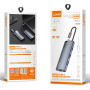 USB Hub LDNIO DS-16H Type-C To HDMI / USB3.0 / RJ45, Gray