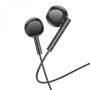 Дротові навушники-вкладиші Borofone BM76 Mini-Jack 3.5mm 1.2m, Black