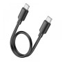 Data-кабель Hoco X96 Hyper 60W 3A Type-C to Type-C 0.25m, Black