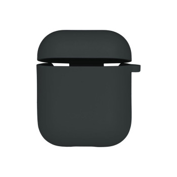 Чохол Silicone Case with microfibra для Airpods 1 / 2, 54.Atrovirens