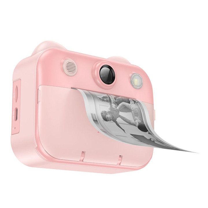 Дитячий фотоапарат Hoco DV204 VGA 640×480P 1200mAh, Pink
