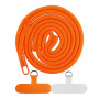 Шнурок для чохла з карабіном на шию 150 cm, Orange