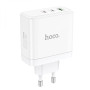 Сетевое Зарядное Устройство Hoco N30 PD65W / QC3.0 1.5A, White