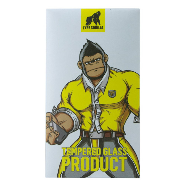 Захисне скло Type Gorilla TG 2.5D Silk для Samsung A73 4G / 5 / Xiaomi Redmi Note 11Pro / 11Pro Plus / Poco X2 / F2 Pro, Black
