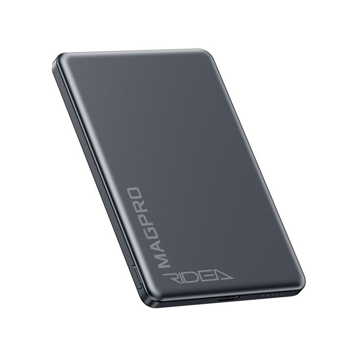 Портативна батарея Ridea RP-M5 MAGPRO QC / PD 20W, QI 15W with Magnetic 5000mAh, Gray